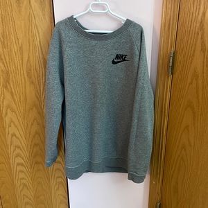 Grey Nike crew neck sweatshirt